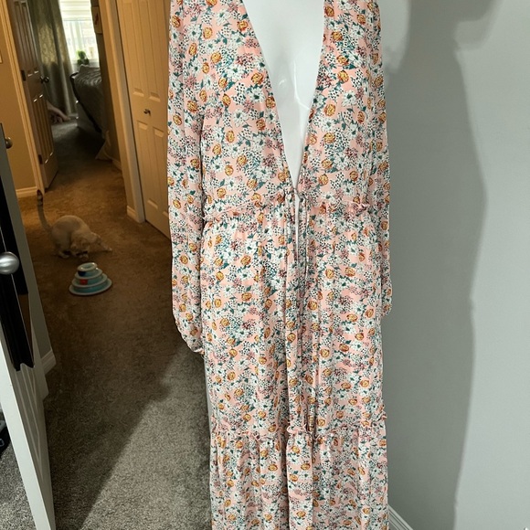 Wild Fable Long Shirt/Jacket floral - Picture 7 of 7